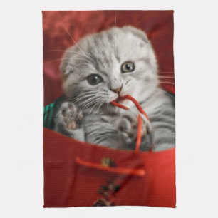 Paño De Cocina Animales de bebé más afectados   Gatito de peluche