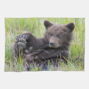 Paño De Cocina Animales de bebé más afectados   Jugar con el cubo