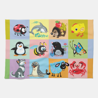 Paño De Cocina Animales personalizados para niños