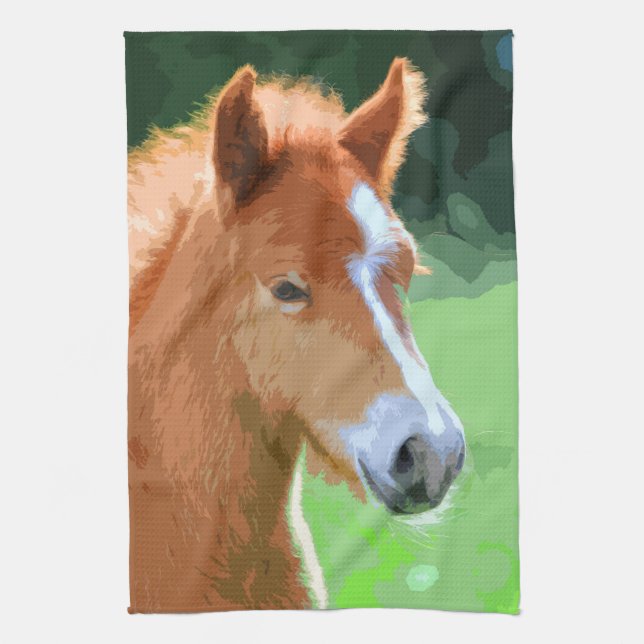 Paño De Cocina AnimalMix_Horse_013 (Vertical)