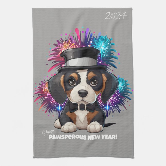 Paño De Cocina ¡Año de los Woofs! (Vertical)