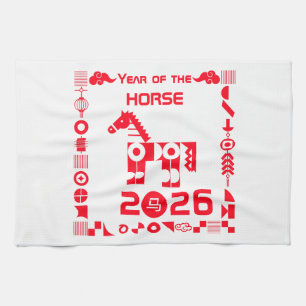 Paño De Cocina Año del caballo 2026