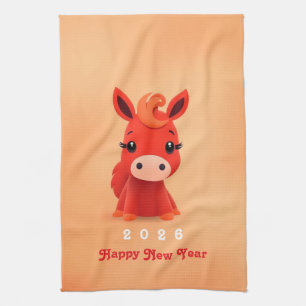Paño De Cocina Año del caballo 2026
