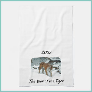 Paño De Cocina Año elegante del tigre 2022