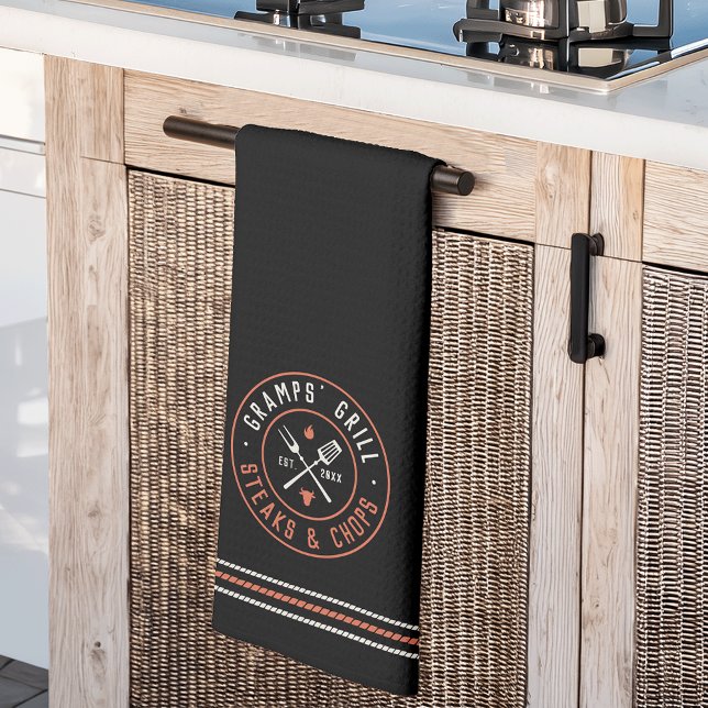 Paño De Cocina Año Personalizado de Grill de Gramps (Subido por el creador)