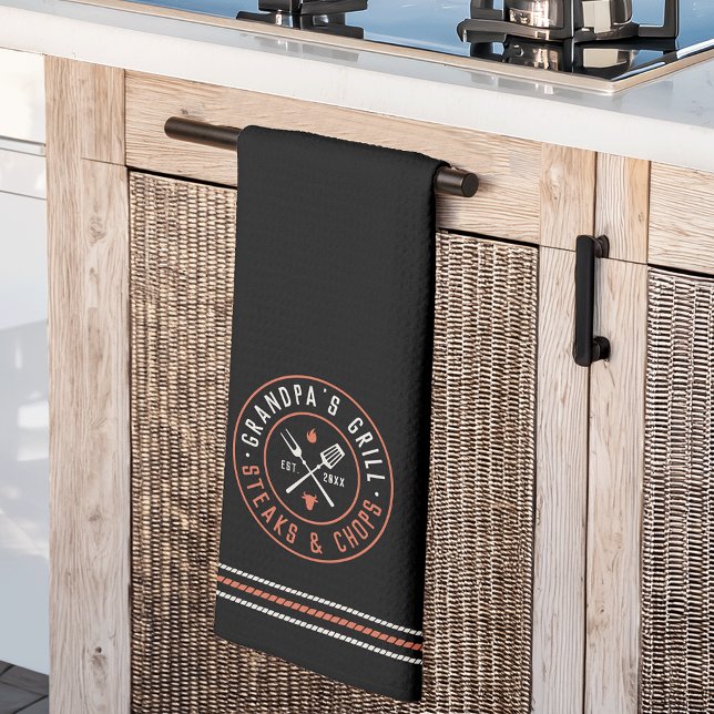 Paño De Cocina Año personalizado del abuelo (Subido por el creador)