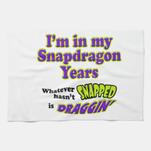 Paño De Cocina Años de Snapdragon