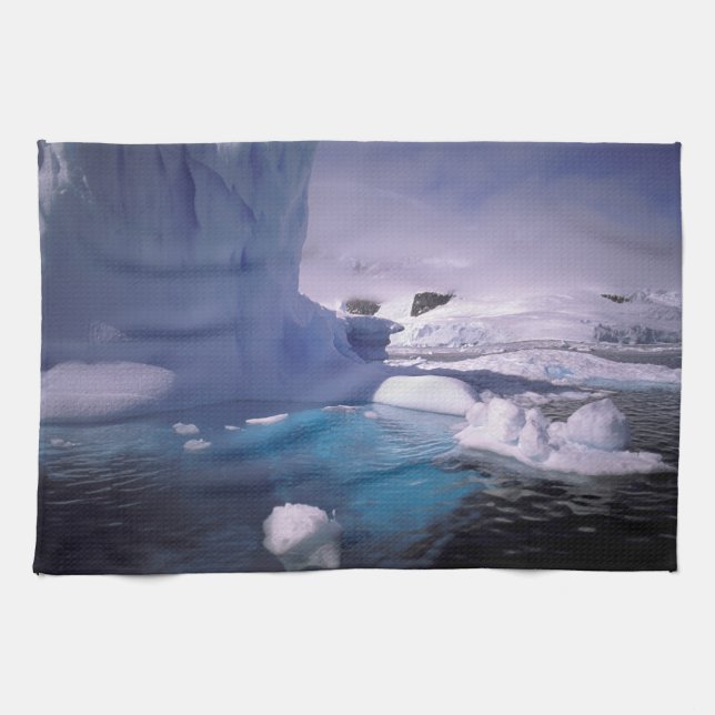Paño De Cocina Antártida. Paisajes de hielo antártico 2 (Horizontal)