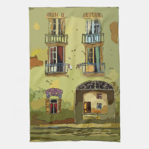 Paño De Cocina Antigua Panadería Francesa
