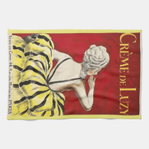 Anuncio de belleza francesa Creme de Luzy art nouv