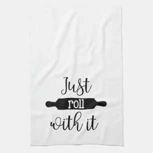 Paño De Cocina Apenas rollo con él saco de la harina del