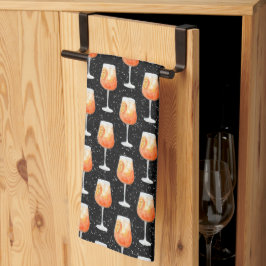 Paño De Cocina Aperol Spritz Pattern