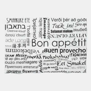 Paño De Cocina Appetit del Bon en otras idiomas