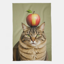 Paño De Cocina Apple Cat