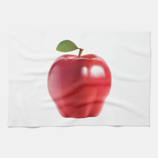 Paño De Cocina Apple delicioso jugoso rojo brillante