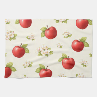 Paño De Cocina Apples and apple blossoms Kitchen Towels