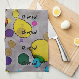 Paño De Cocina ¡Aprecie un momento juguetón y colorido!