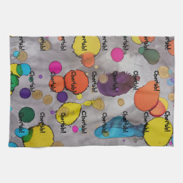 Paño De Cocina ¡Aprecie un momento juguetón y colorido!