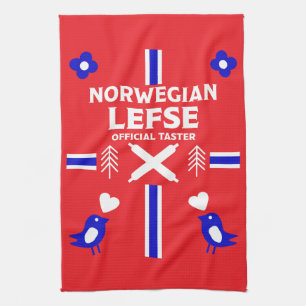 Paño De Cocina Apron noruego Lefse Flatbread