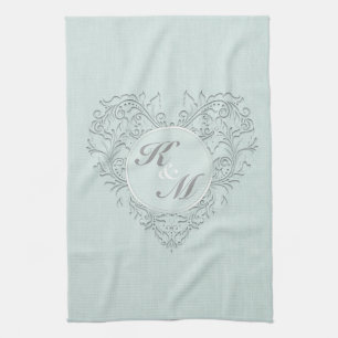 Paño De Cocina Aqua HeartyChic