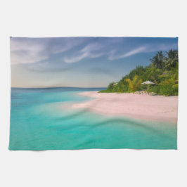 Paño De Cocina Aquamarine Ocean Tropical Beach Scenic Photo