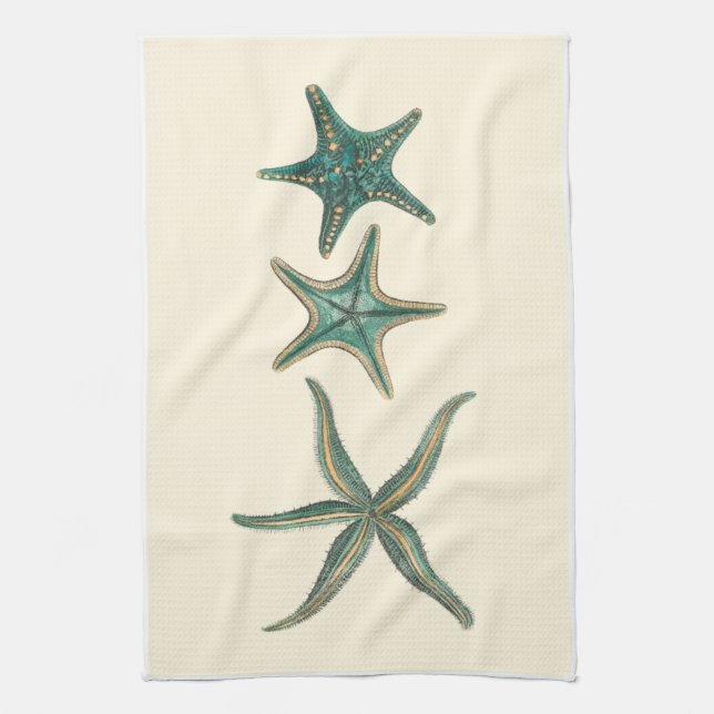 Paño De Cocina Aquamarine Triple Starfish (Vertical)