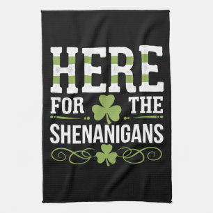 Paño De Cocina Aquí Por Shenanigans Irish St. Patrick
