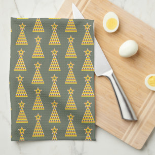 Paño De Cocina Árbol de Navidad de Candy Corn