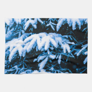 Paño De Cocina Árbol de Navidad de Nieve de Invierno
