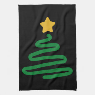 Paño De Cocina Árbol de Navidad Divertido