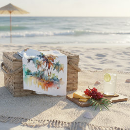 Paño De Cocina Arboleda del Atardecer