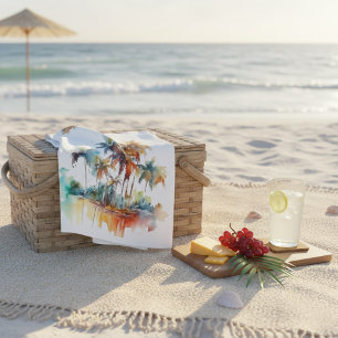 Paño De Cocina Arboleda del Atardecer