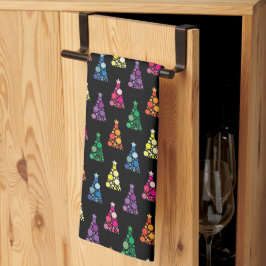 Paño De Cocina Árboles Brillantes