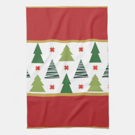 Paño De Cocina Árboles de Navidad