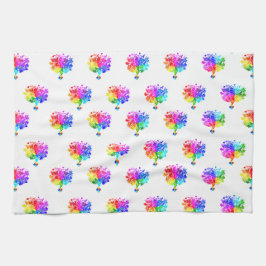 Paño De Cocina Árboles del espectro autista