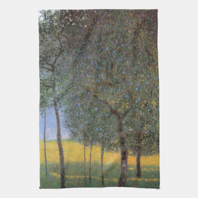 Paño De Cocina Árboles frutales, Gustav Klimt (Vertical)