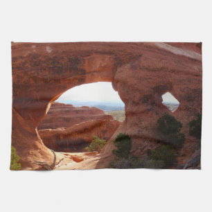 Paño De Cocina Arco de partición I en el Parque Nacional Arches