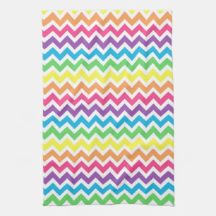 Paño De Cocina Arco iris Chevron