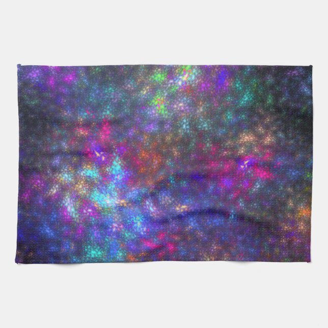 Paño De Cocina Arcoiris fractal (Horizontal)