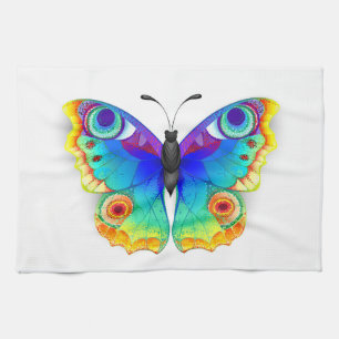 Paño De Cocina Arcoiris mariposa Peacock Eye