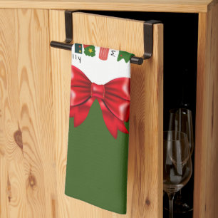 Paño De Cocina Arcoiris navidad deja que nieve