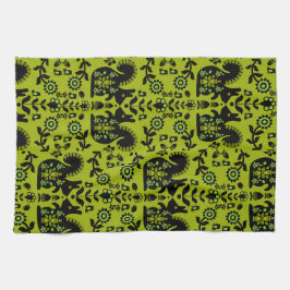 Paño De Cocina Ardilla Escandinavia Nórdica Arte Popular