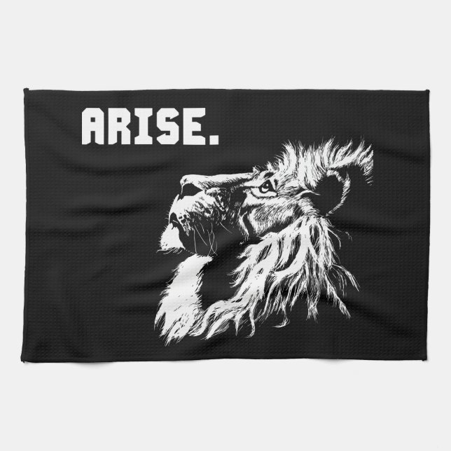 Paño De Cocina ARISE - Motivación de leones (Horizontal)