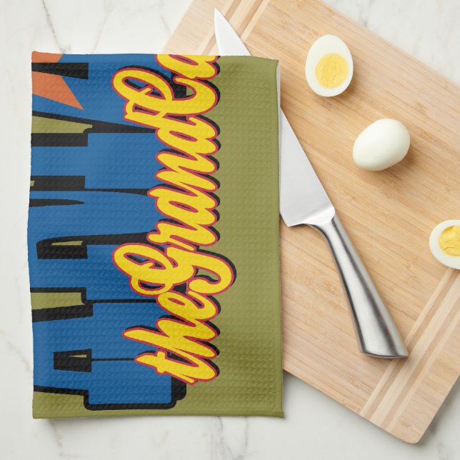 Paño De Cocina Arizona the Grand Canyon State (Doblado Cuarto)