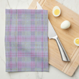 Paño De Cocina Armonía de Cuadros Lavanda