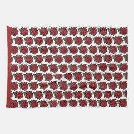 Paño De Cocina Armonía escarlata