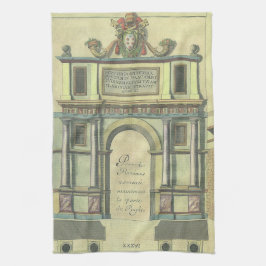 Paño De Cocina Arquitectura renacentista de entrada de puerta de