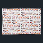 Paño De Cocina Arrowroot Geométrico Watercolor Pattern Púrpura Ro<br><div class="desc">Decoren su casa con esta toalla de cocina con motivos de flecha geométrica pintada a mano. ¡Hace que el hogar sea un gran placer,  un cumpleaños o un regalo de boda! Puede personalizar y agregar texto también. Revisa mi tienda por muchos más colores y patrones!</div>