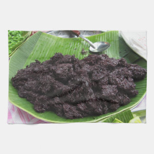 Paño De Cocina Arroz pegajoso negro lao tailandés [presa Khao Nia