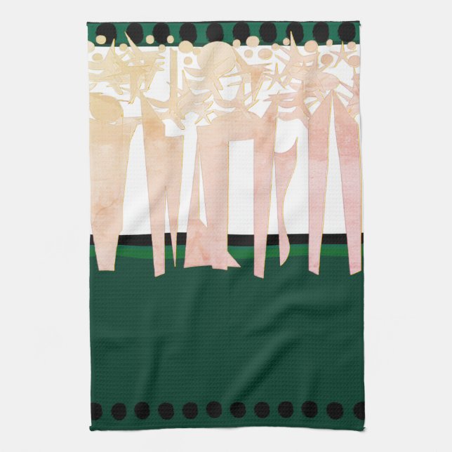 Paño De Cocina ART DECO plano (Vertical)